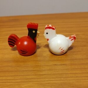 Fisher Price Vintage Farm Rooster And Hen